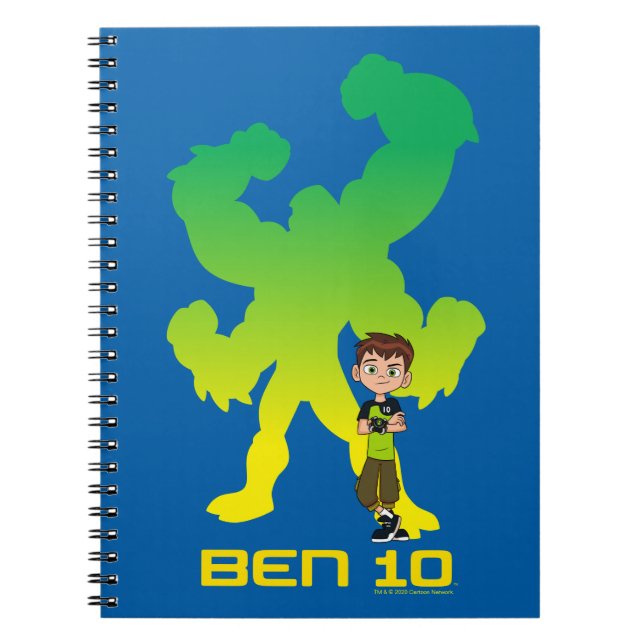 Cuaderno Ben 10 y Cuatro Brazos Sombra (Frente)