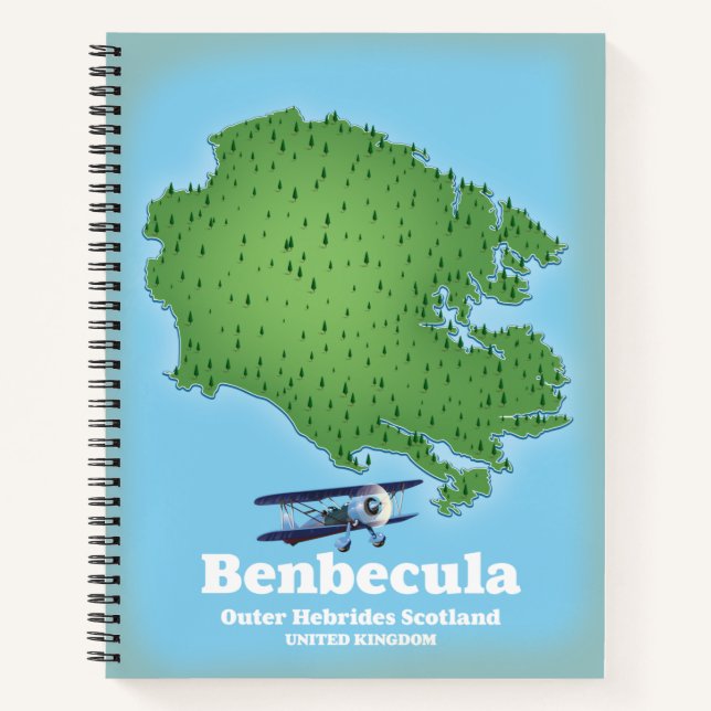 Cuaderno Benbecula Hébridas Exteriores Escocia (Anverso)