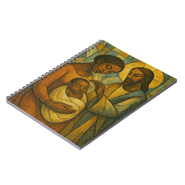 Cuaderno Bendecido por Jesus African-American Notebook (Lado Izquierdo)