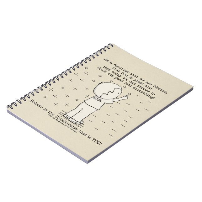 Cuaderno Bendecido positivamente (Lado Izquierdo)