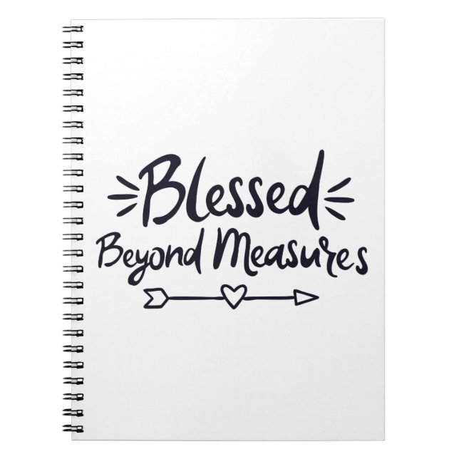 Cuaderno Bendecidos más allá de las medidas, los dichos del (Frente)