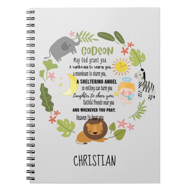Cuaderno Bendición irlandesa para los animales Safari de la (Frente)