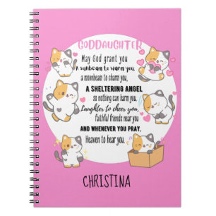 Cuaderno Bendición irlandesa por gatos de hijastra adolesce