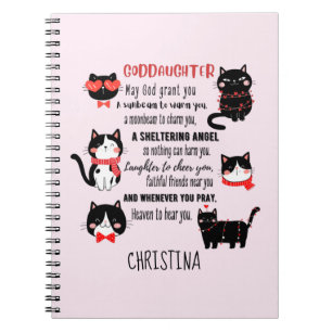 Cuaderno Bendición irlandesa por gatos de hijastra adolesce