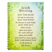 Bendición irlandesa, que el camino se levante para