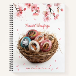 Cuaderno Bendiciones de Pascua Corto Imágenes Portátil