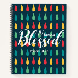 Cuaderno Bendito cristiano de las escrituras de mamás