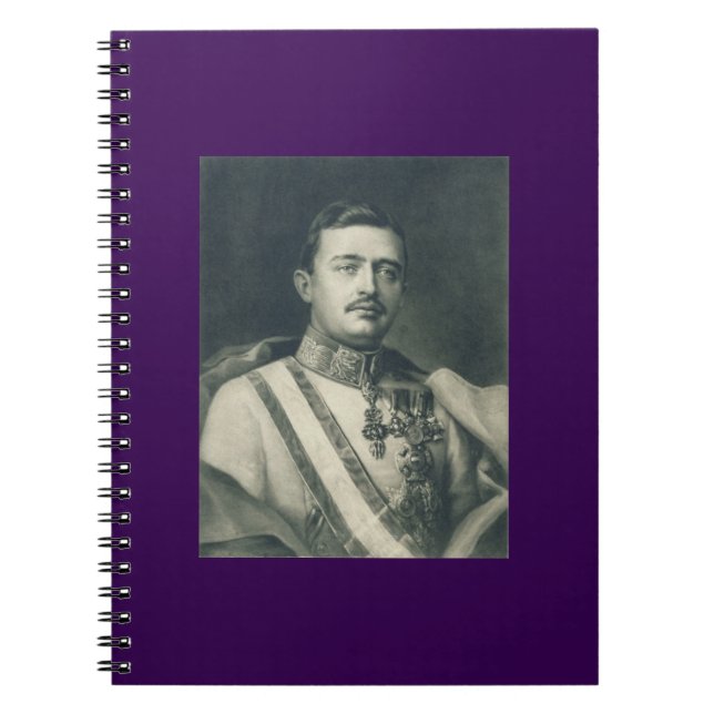 Cuaderno Bendito Karl de Austria Monarquista Católico Roman (Frente)