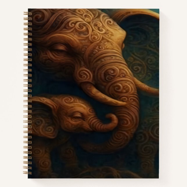 Cuaderno Benevolent Elephants Sketch Notebook (Anverso)