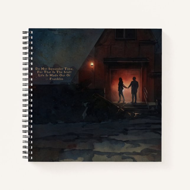 Cuaderno Benjamin Franklin Time Life Love Quote Journal (Anverso)