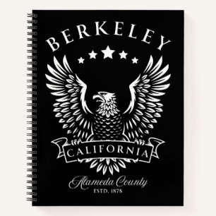Cuaderno Berkeley Alameda County California Águila Vintage