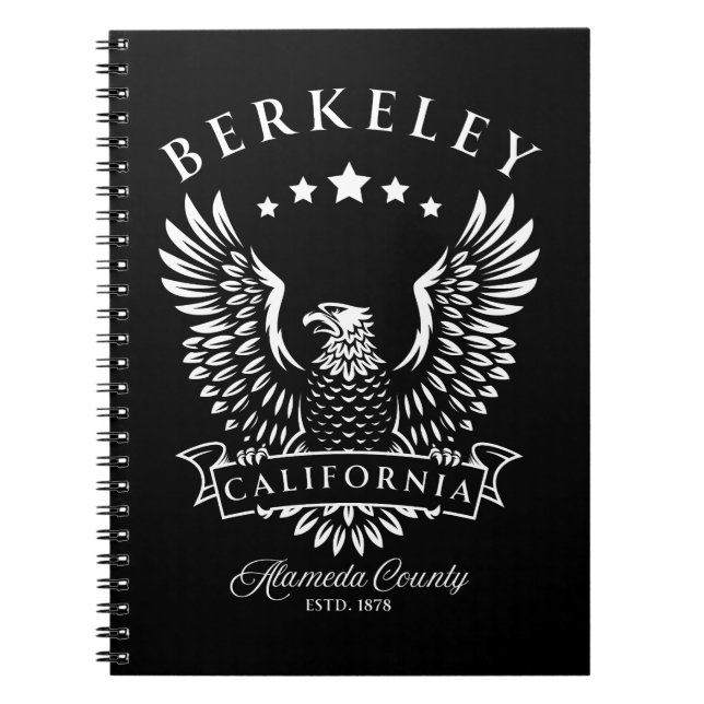 Cuaderno Berkeley Condado de Alameda California Águila Vint (Frente)