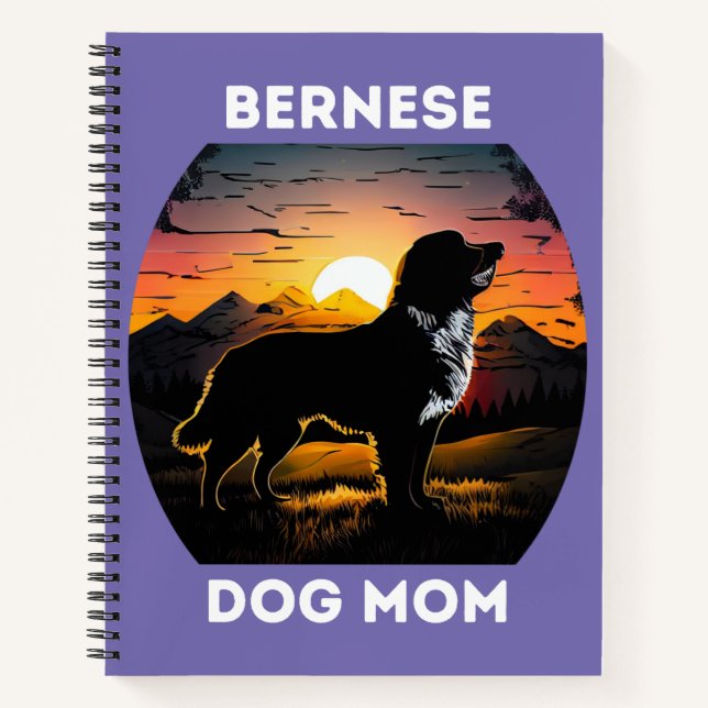 Cuaderno Bernese y el sol naciente para la madre del perro  (Anverso)