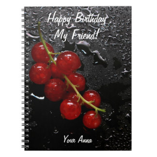 Cuaderno Berry rojo