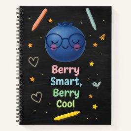 Cuaderno Berry Smart Berry Guay - Blueberry Chalkboard