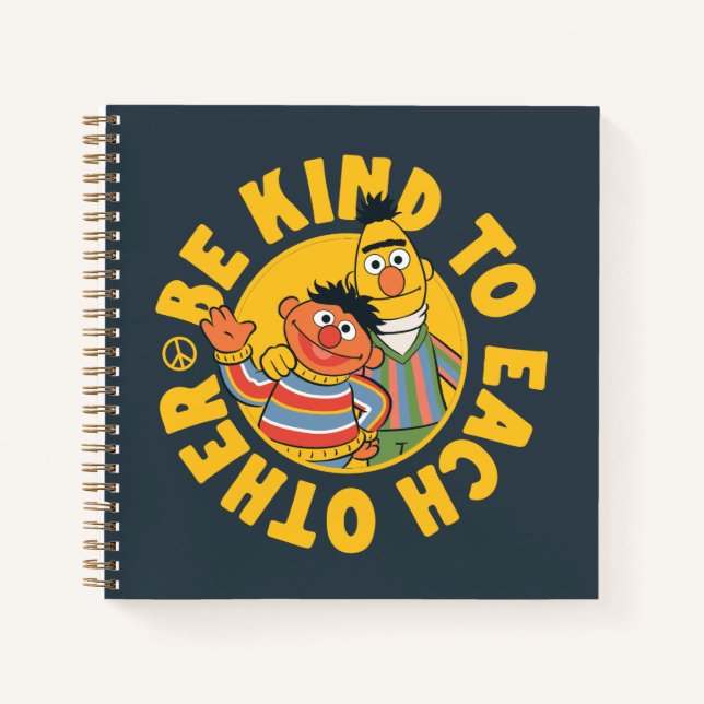 Cuaderno Bert y Ernie | Ser amables entre sí (Anverso)