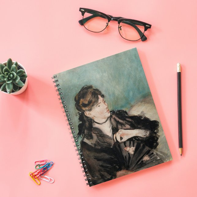 Cuaderno Berthe Morisot con un ventilador | Édouard Manet (Subido por el creador)