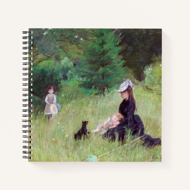 Cuaderno Berthe Morisot - En un parque (Anverso)