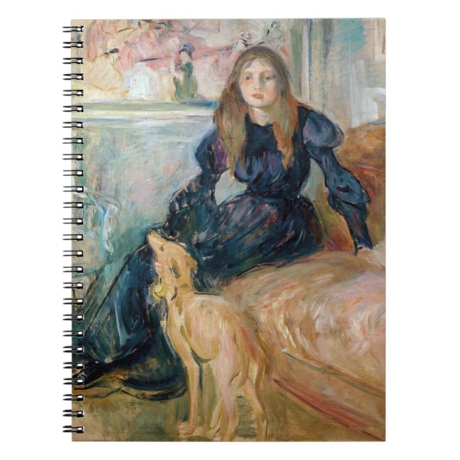 Cuaderno Berthe Morisot - Julie y su Greyhound Laerte (Frente)