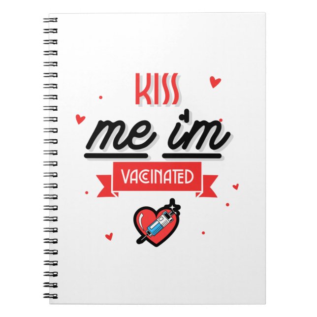 Cuaderno Bésame Estoy Vacunado (Frente)