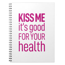 Cuaderno Bésame que es bueno para tu salud