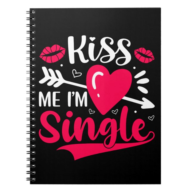 Cuaderno Bésame, soy un Valentín único y lindo (Frente)