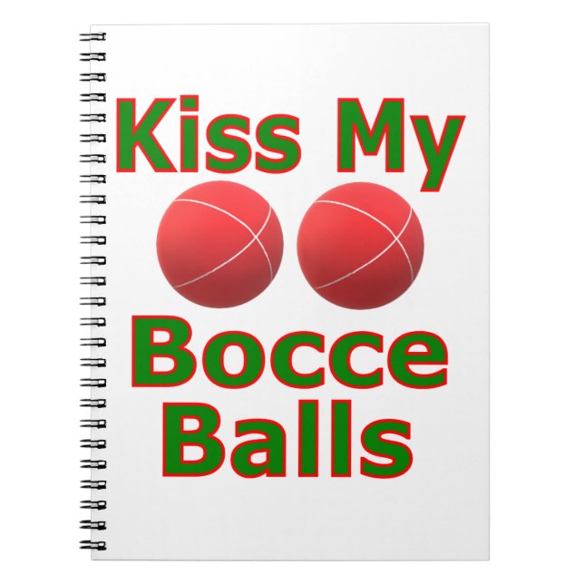 Cuaderno Besar mis bolas de Bocce (Frente)