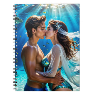 Cuaderno Beso de los Amantes Submarinos