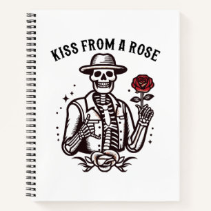 Cuaderno Beso de una rosa