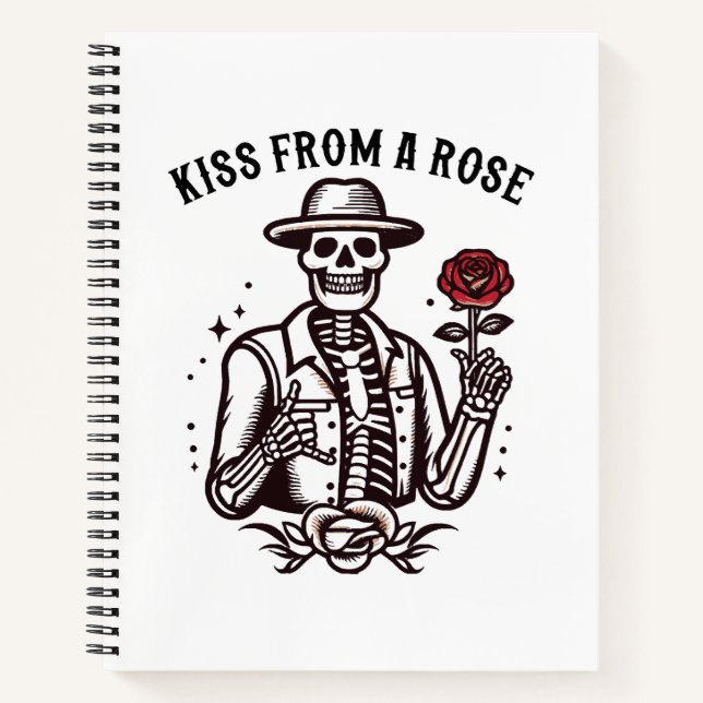 Cuaderno Beso de una rosa (Anverso)