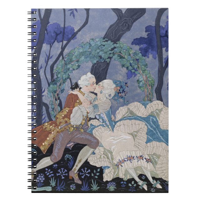 Cuaderno Beso secreto, ilustracion para los "Fetes (Frente)