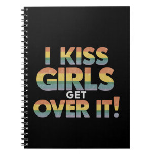 Cuaderno Besos a chicas supera esto divertido lesbiana bise
