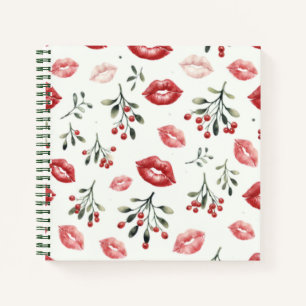 Cuaderno Besos bajo el muérdago