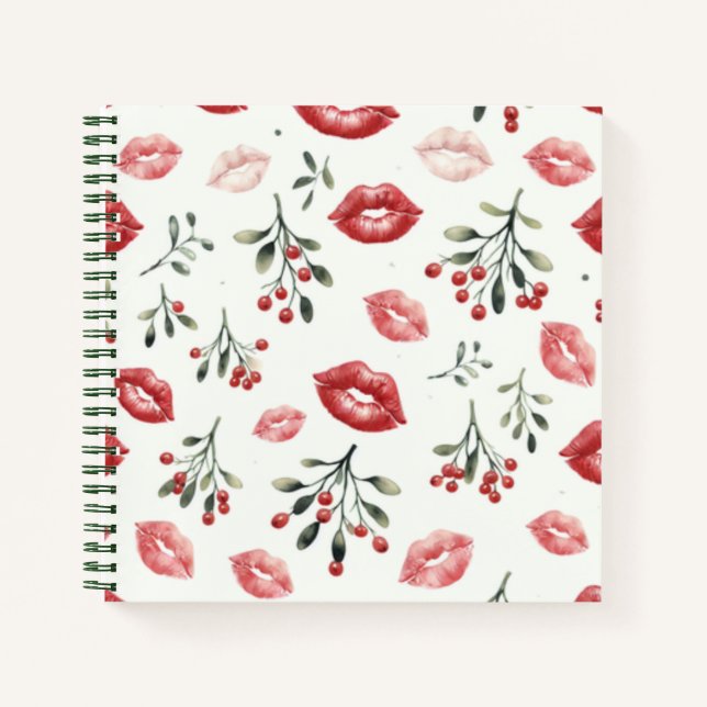 Cuaderno Besos bajo el muérdago (Anverso)