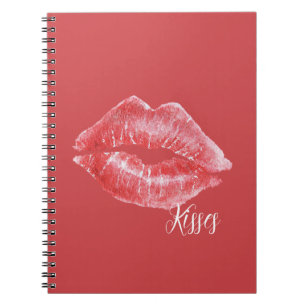 Cuaderno Besos de Labios Rojos