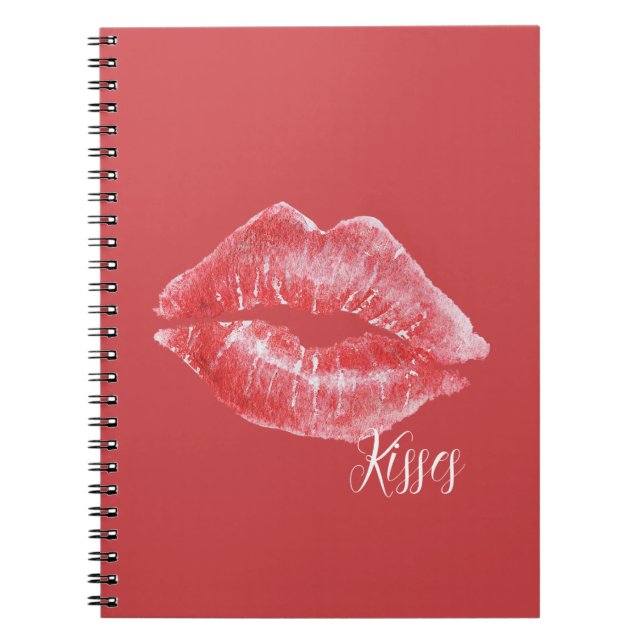 Cuaderno Besos de Labios Rojos (Frente)