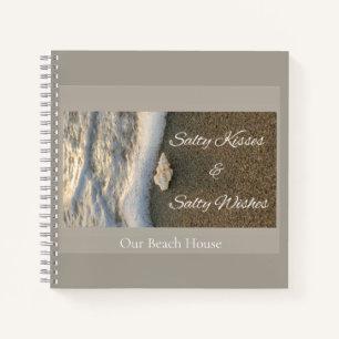 Cuaderno Besos Salados y Deseos Salados Casa de Playa Coste