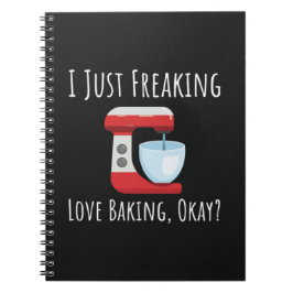 Cuaderno Best Gifts For Bakers Baking Black And White Her