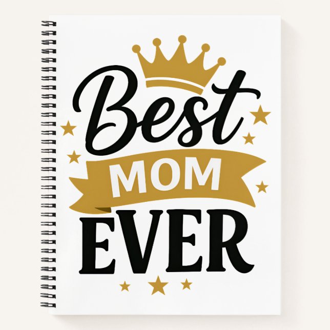 Cuaderno Best Mom Ever (Anverso)