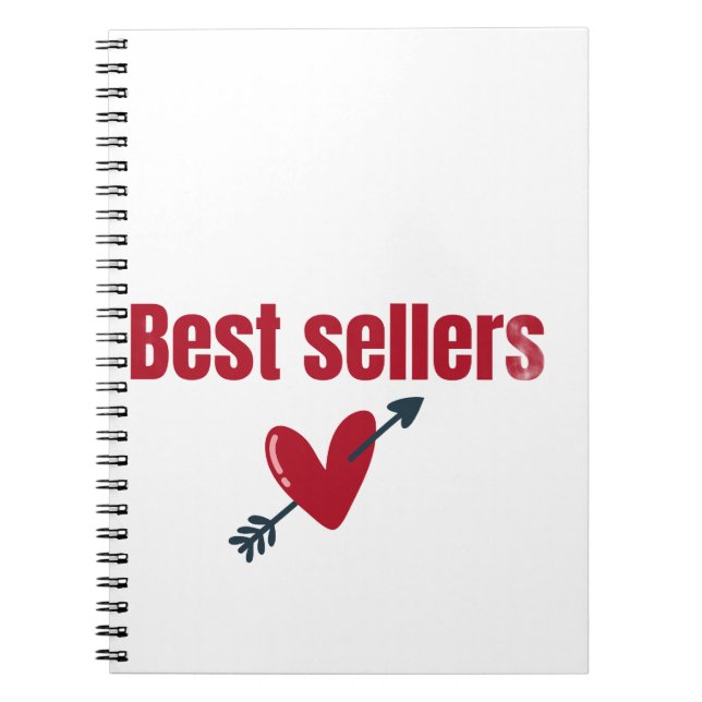 Cuaderno Best Sellers Valentine Heart Arrow T-Shirt (Frente)