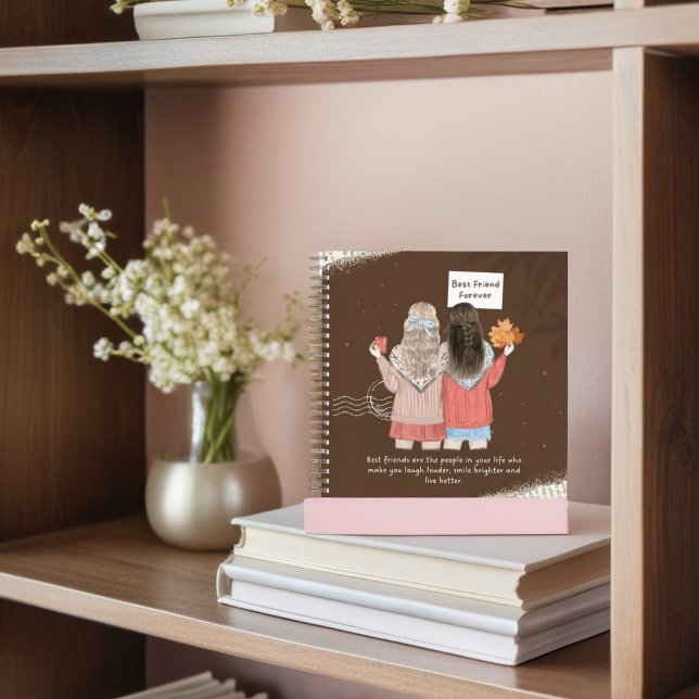 Cuaderno Besties para siempre - Recuerdos acogedores café B (Subido por el creador)