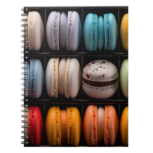 Cuaderno Betoverende Macarons in heerlijke felle Kleuren (Frente)