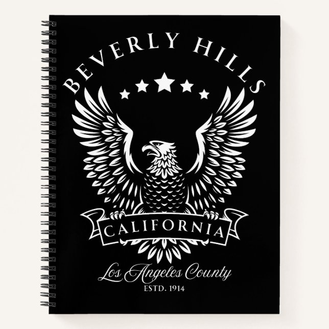 Cuaderno Beverly Hills Los Angeles County California (Anverso)