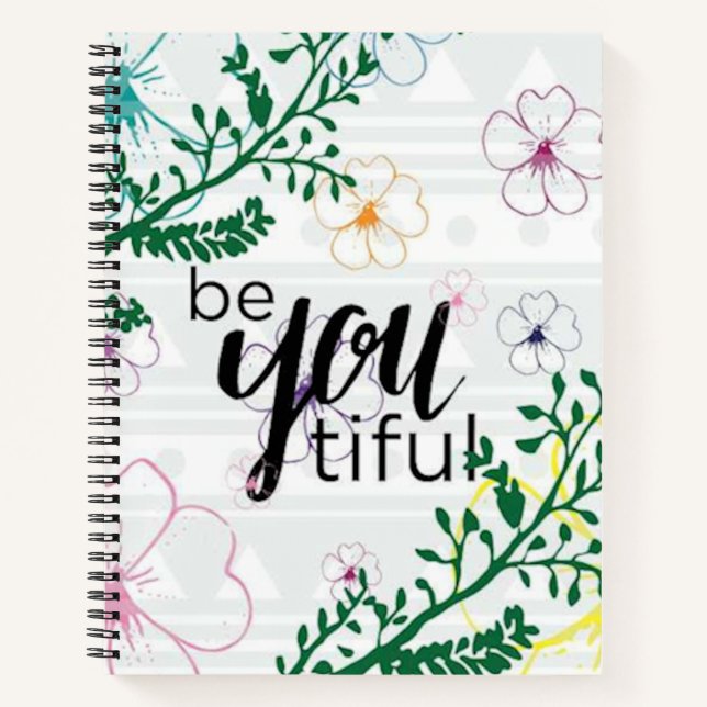 Cuaderno BeYoutiful Floral Pattern (Anverso)