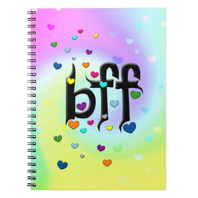 Cuaderno bff ~ corazones (Frente)
