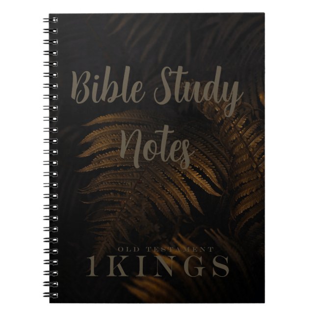 Cuaderno Bible Study-1 Kings (Frente)