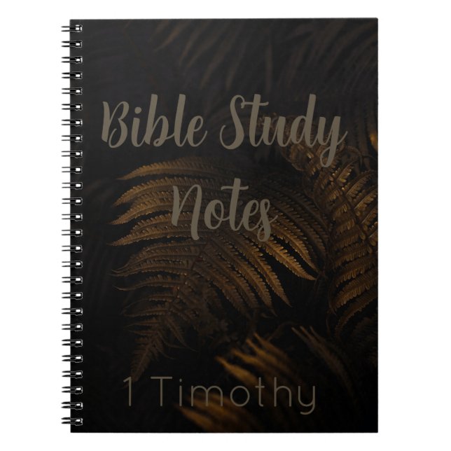 Cuaderno Bible Study-1 Timothy (Frente)