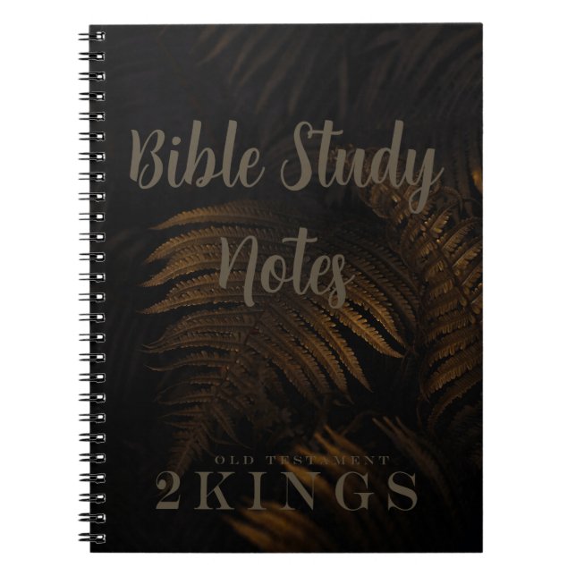 Cuaderno Bible Study-2 Kings (Frente)