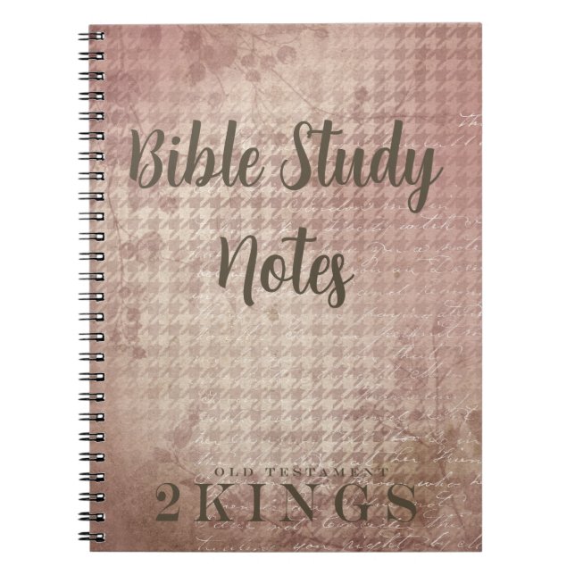 Cuaderno Bible Study-2 Kings (Frente)