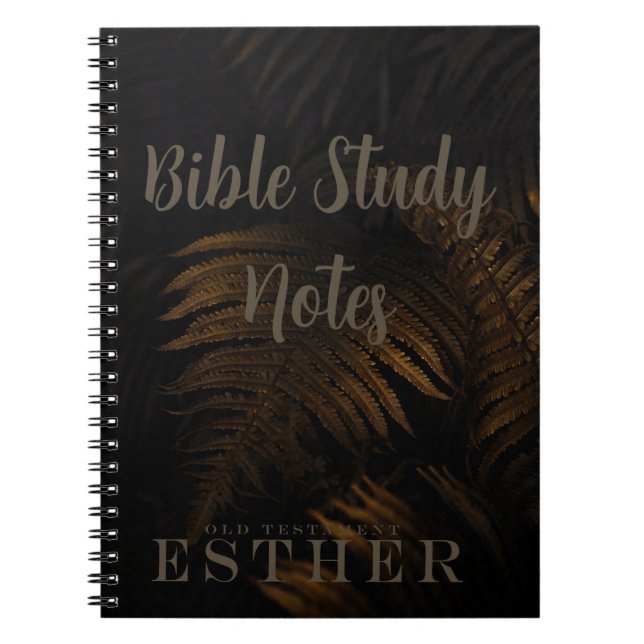 Cuaderno Bible Study-Esther (Frente)
